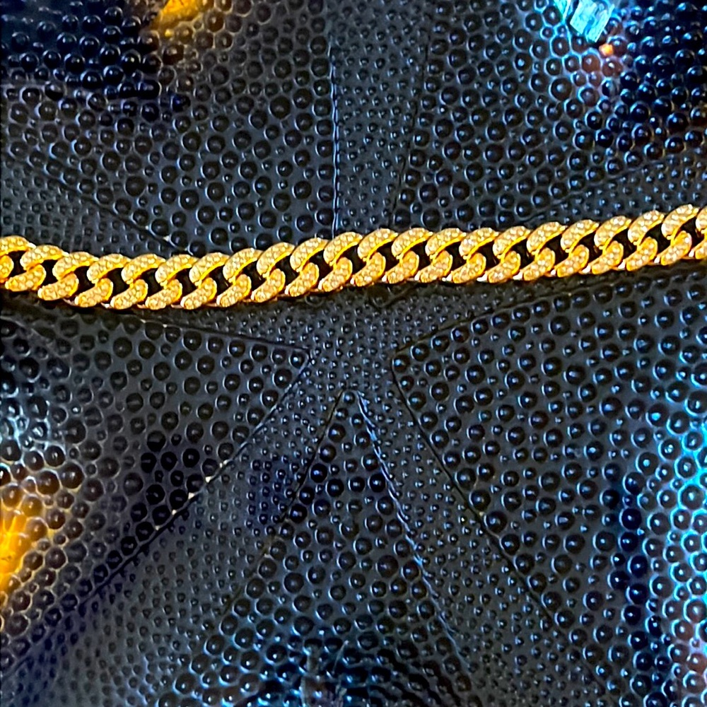 Gold Crystal Necklace